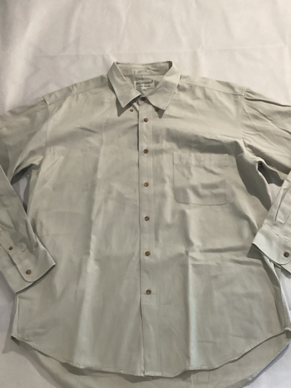 Yves Saint Laurent Pale Gray Long-Sleeve Dress Shirt size XXL #18
